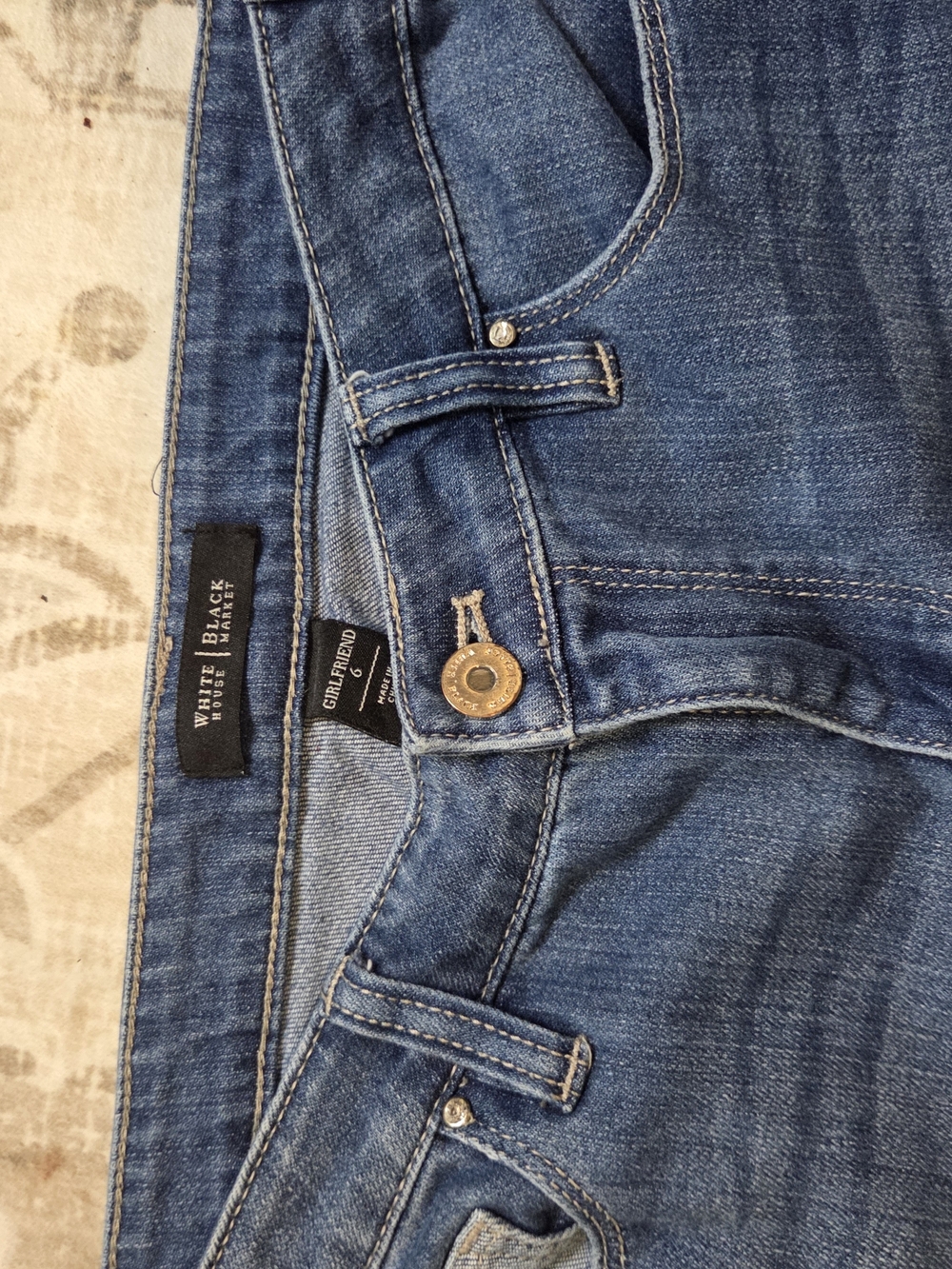 White House Black Market Blue Denim Jeans